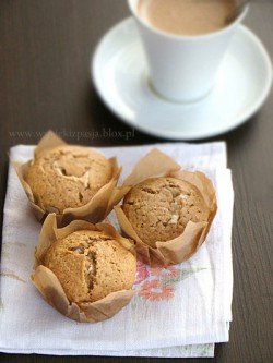 muffiny kawowe z chałwą