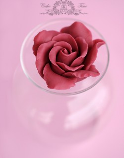 roza z sugarpaste