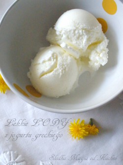 Lody z jogurtu greckiego (bez jajek)