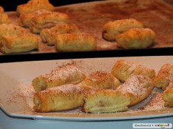 Ciasteczka francuskie z jabłkiem i cynamonem