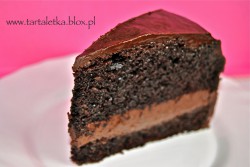 Ciasto czekoladowe z kremem czekoladowym