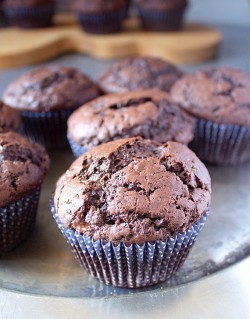 muffiny mocno czekoladowe