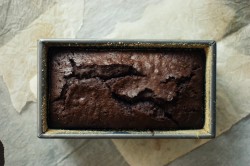Bochenek ciasta mocno czekoladowego