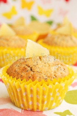 Cytrynowe muffinki z makiem