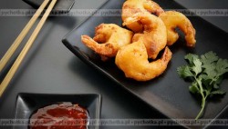 Krewetki w cieście tempura