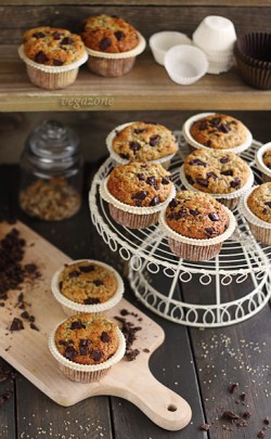 muffiny z czekoladą