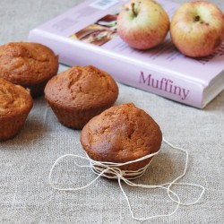 muffiny z jabłkami