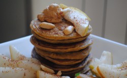 Pszenno-żytnie pancakes dyniowo- cynamonowe