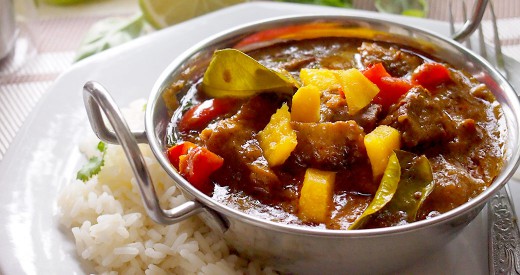 Łatwe curry z mango i kurczakiem