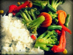 Mrożone warzywa z patelni