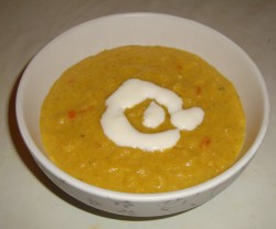 Zupa-krem z dyni bez użycia blendera