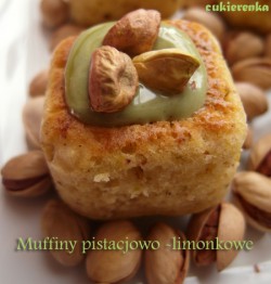 Muffiny pistacjowo – limonkowe