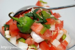 świeże pomidory po meksykańsku na bruschettę …