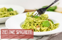 Spaghetti z pesto z orzechów włoskich