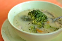Zupa z brokułem