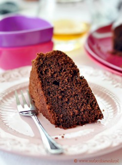 czekoladowe ciasto z brandy