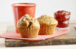 Razowe muffinki z suszonymi owocami słodzone melasą (bez cukru)