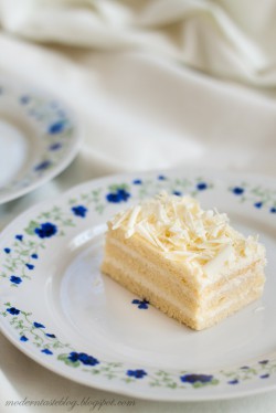 White Opera Cake