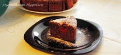 Ciasto czekoladowe z wiśniami / Chocolate cake with cherries