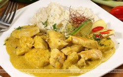 Kurczak w sosie śmietanowym- curry